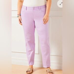 Talbots SLIM ANKLE JEANS - PIGMENT DYE